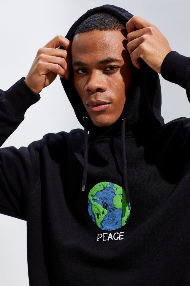 Chandail à Capuchon Altru Apparel Paix Mondiale #2