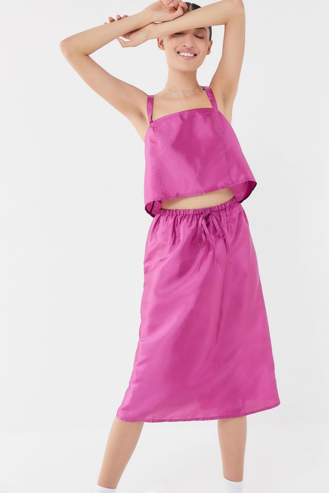 UO Austen Drawstring Midi Skirt #2