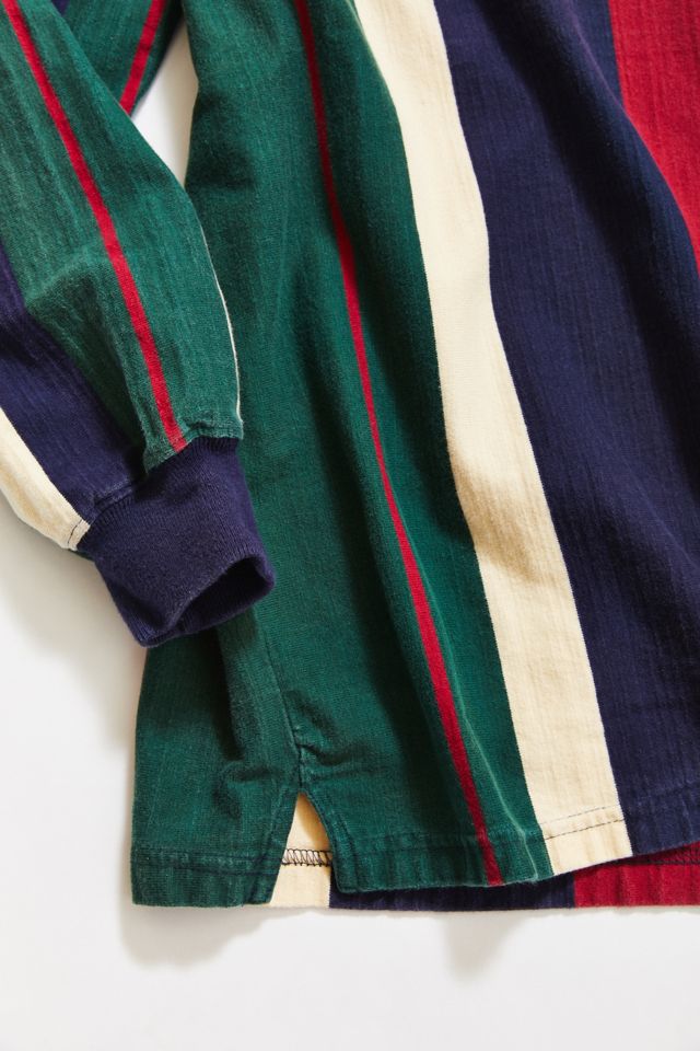 Vintage Vertical Striped Rugby Shirt  #1