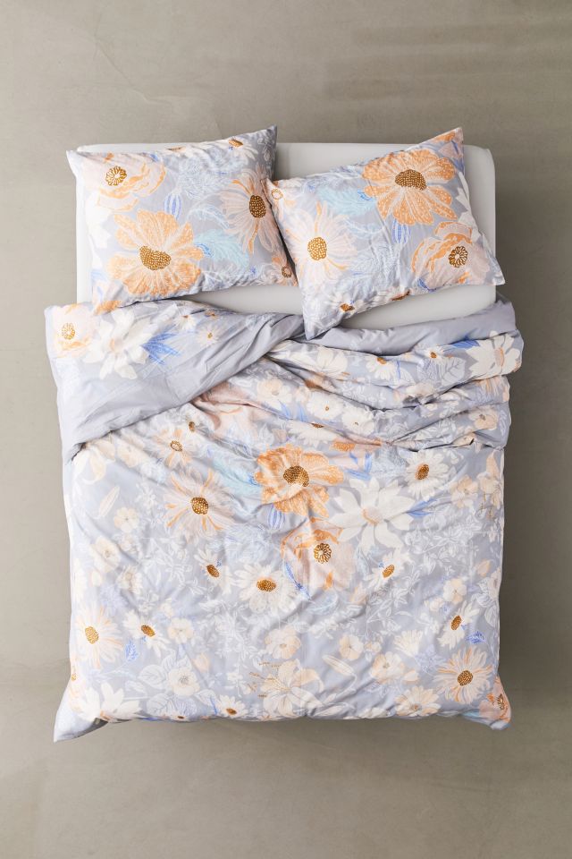Bali Sketched Floral Duvet Cover #1