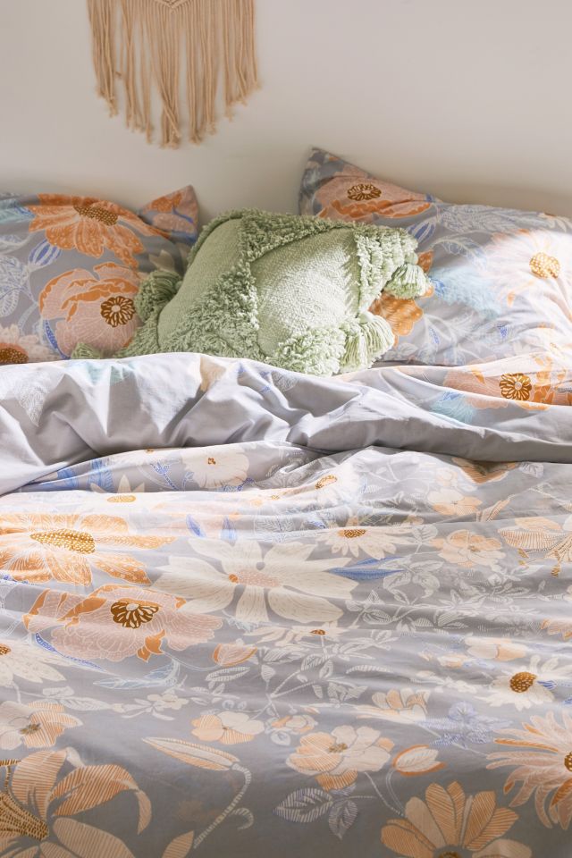 Bali Sketched Floral Duvet Cover #2