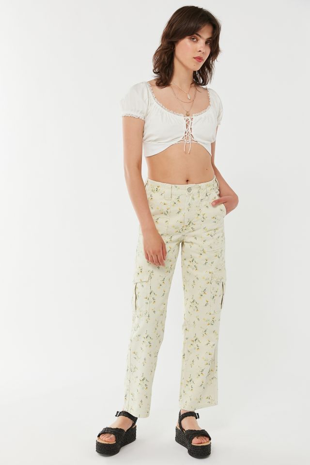 Tiger Mist Gracie Lace-Up Cropped Top #2