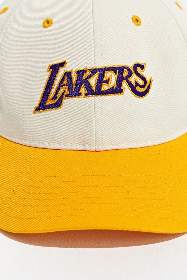 Casquette de baseball à deux tons exclusive à UO des Lakers de Los Angeles Mitchell & Ness #1