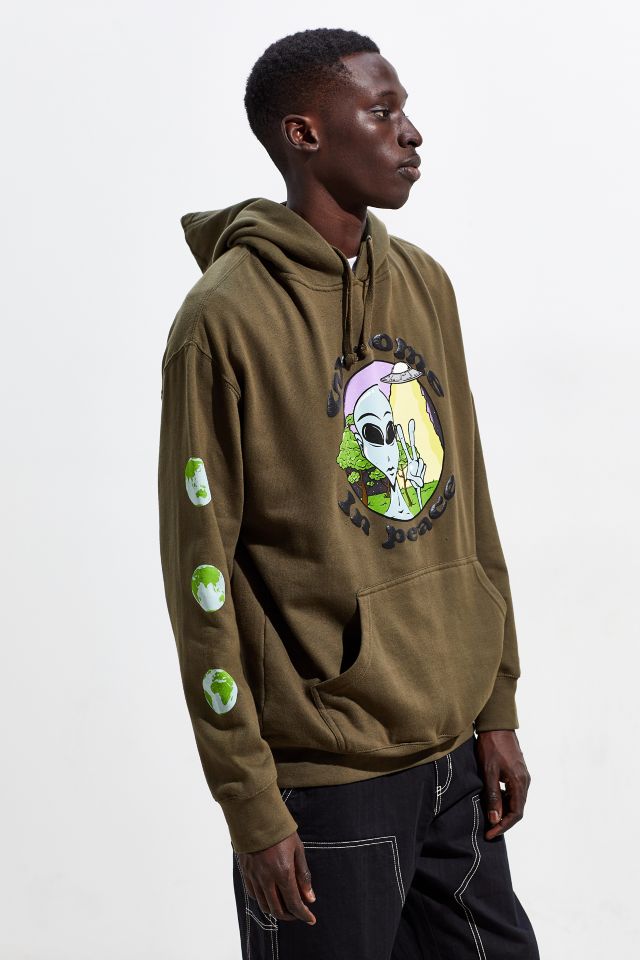 We Come In Peace Alien Hoodie Sweatshirt #1