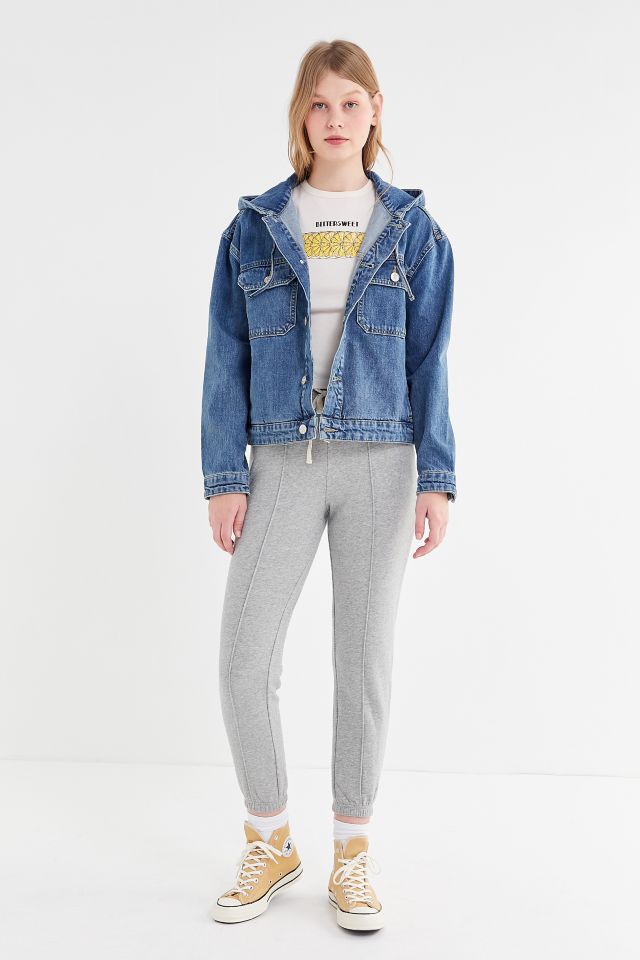 Veste de camionneur en denim à capuchon Leon BDG #3