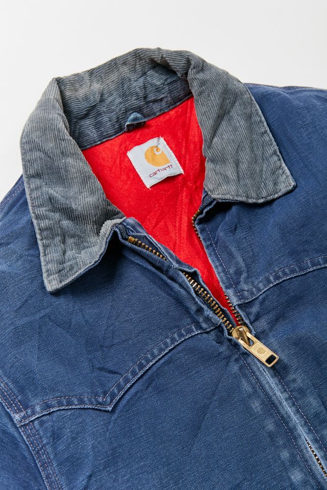 Blouson aviateur vintage en denim Carhartt #1