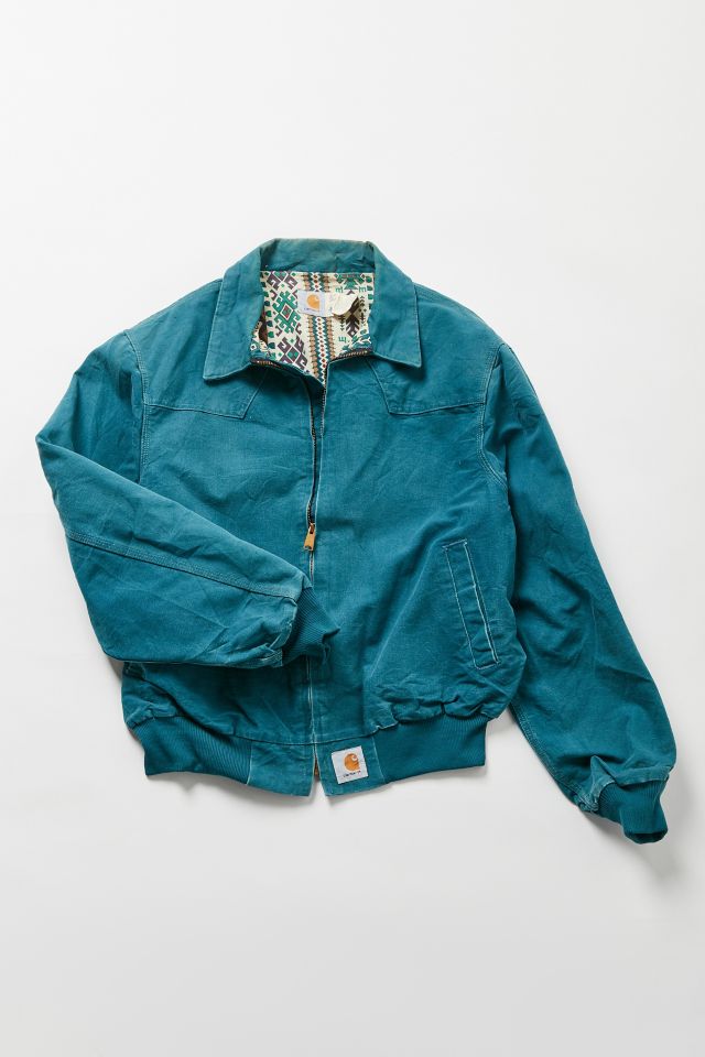 Teal carhartt outlet jacket