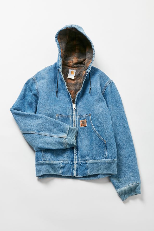 Carhartt cheap denim hoodie