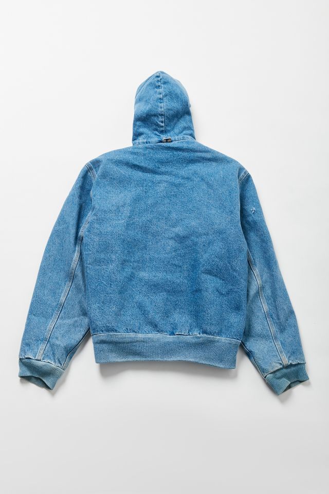 Veste à capuchon en denim clair vintage Carhartt  #2