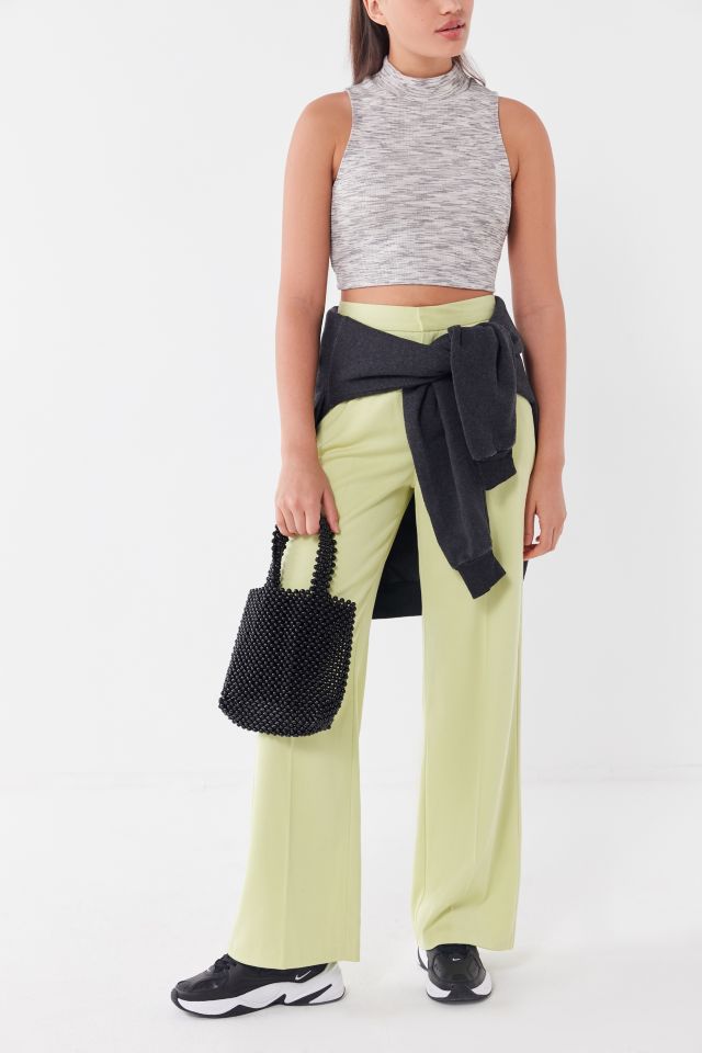 Urban Renewal Remnants Space Dye Mock Neck Cropped Top #2