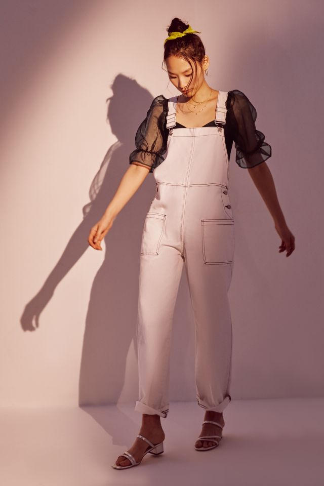 Tach Clothing Organza Puff Sleeve Bodysuit #1