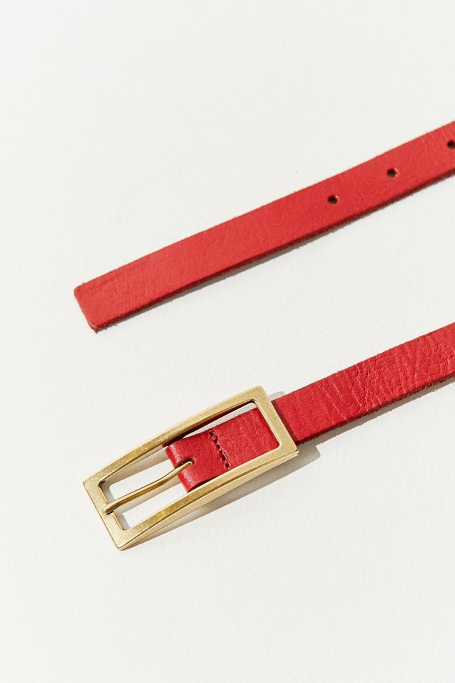 Thin Leather Belt #3