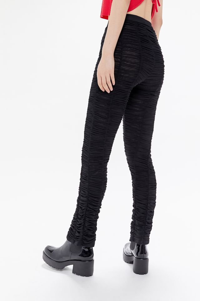 I.AM.GIA Ophelia Sheer Ruched High-Rise Pant #1