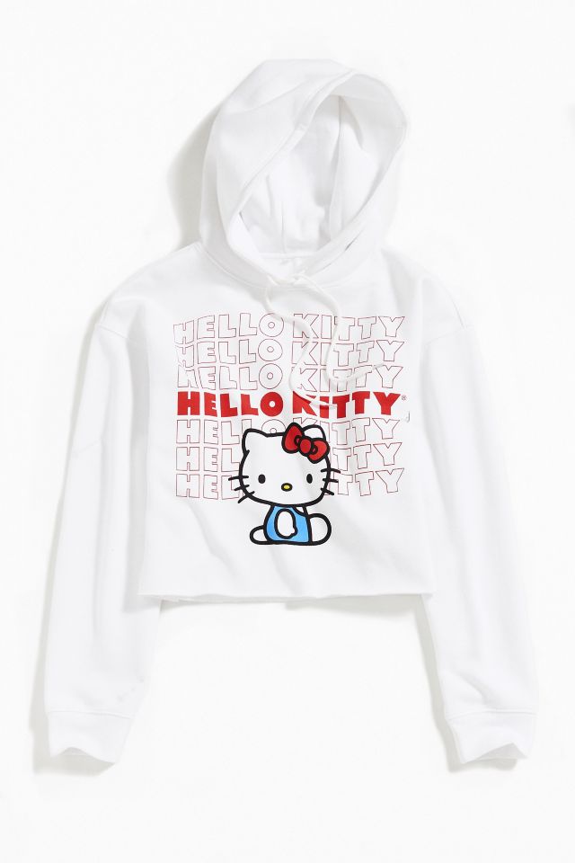 Hello Kitty Crop Zip Hoodie