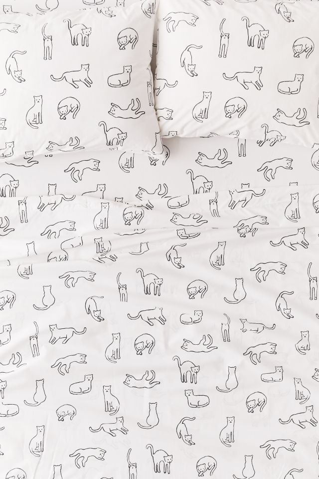 Allover Cats Sheet Set #1