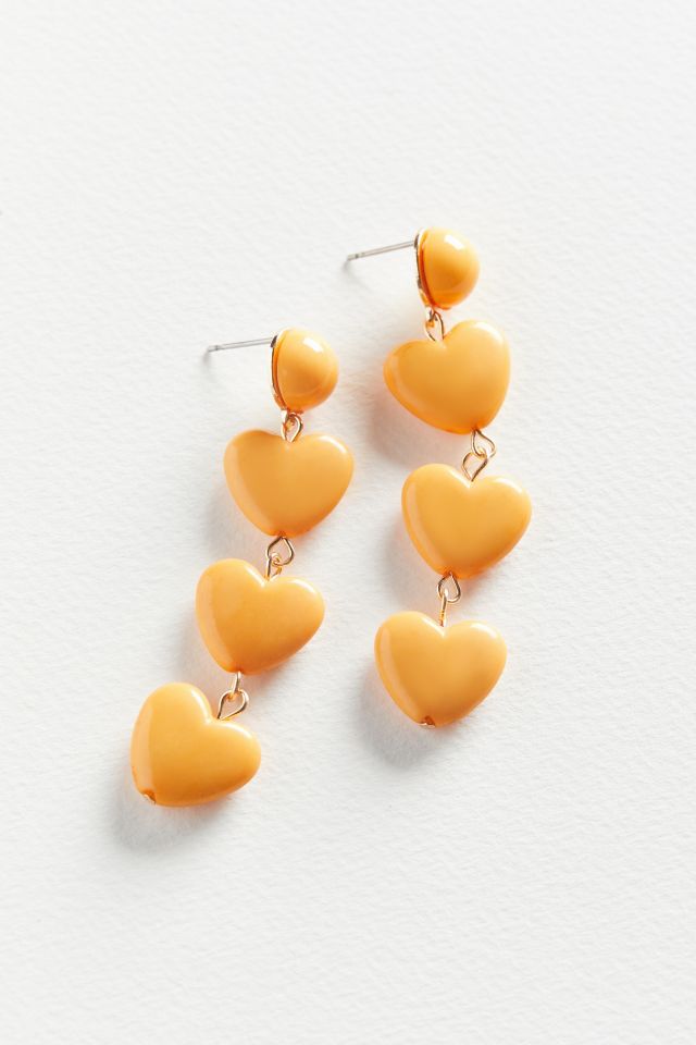 Candy Heart Drop Earring #1