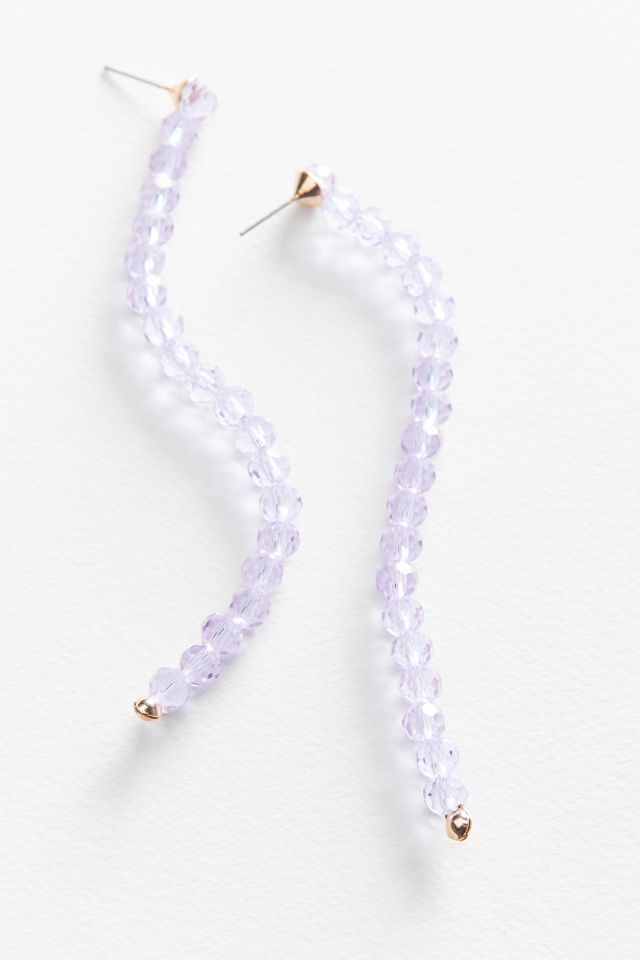 Crystal Beaded Drop Earring #1