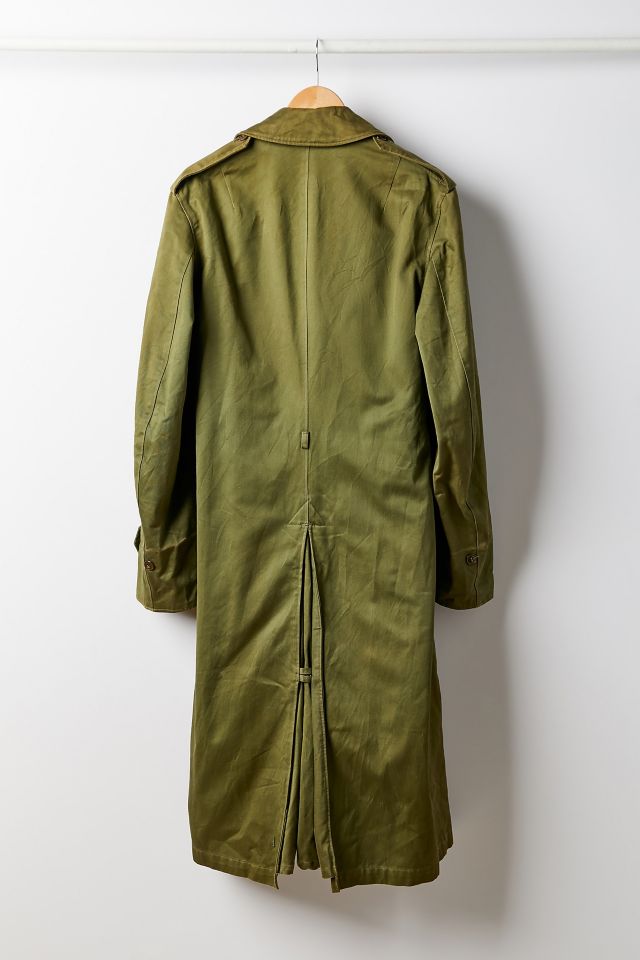 Vintage Moss Trench Coat #2