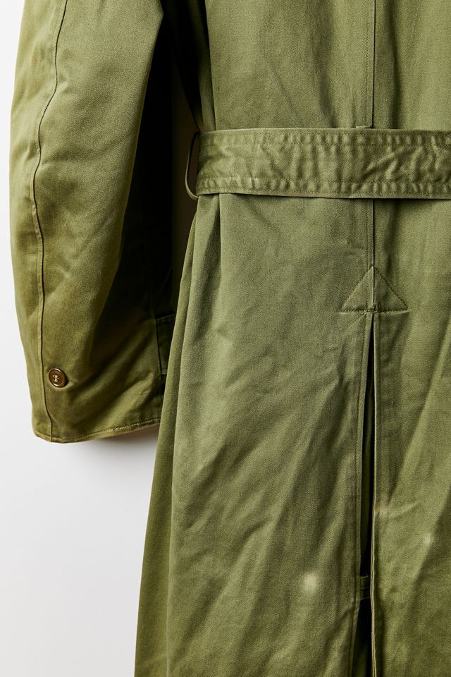 Vintage Olive Green Trench Coat - XL main image 0