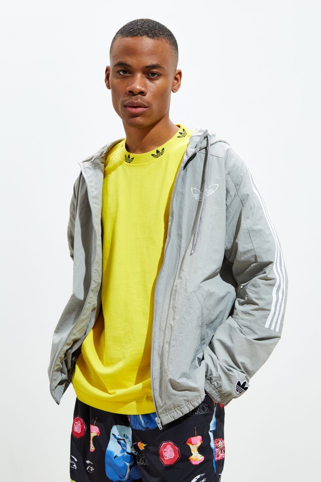 adidas Outline Trefoil Windbreaker Jacket Urban Outfitters