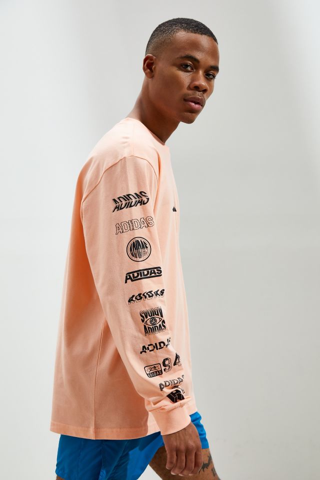 adidas Trefoil Print Long Sleeve Tee  #2