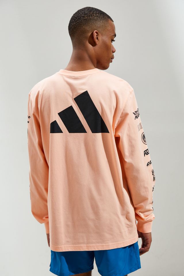 adidas Trefoil Print Long Sleeve Tee  #3