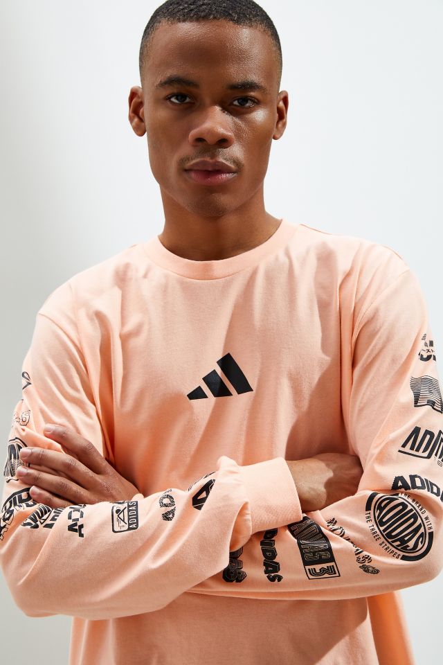 adidas Trefoil Print Long Sleeve Tee  #4