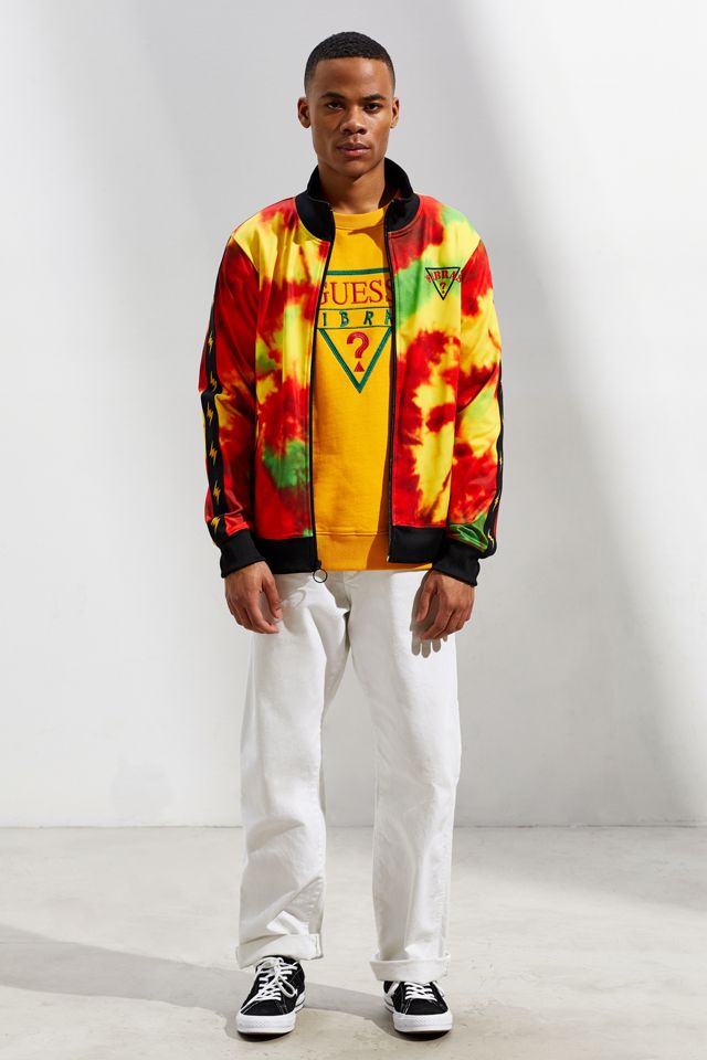 GUESS X J Balvin Vibras Tie-Dye Track Jacket | Urban Outfitters