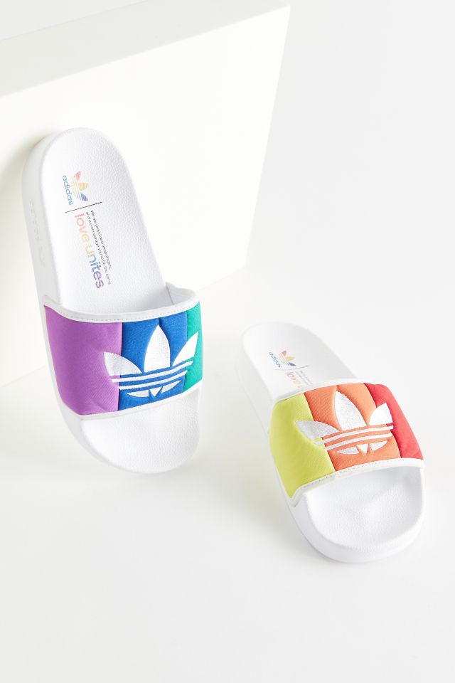 Adidas pride slide online