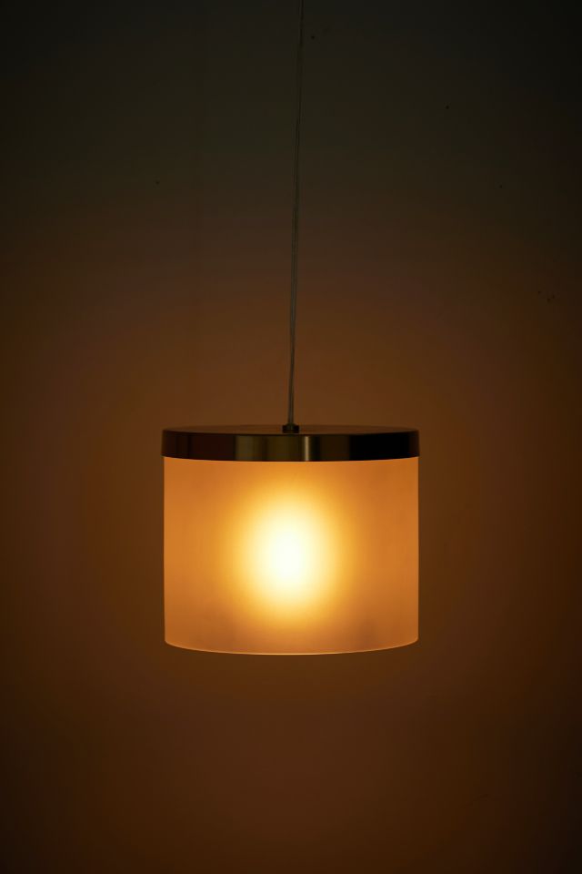 Cylinder Glass Pendant Light #1