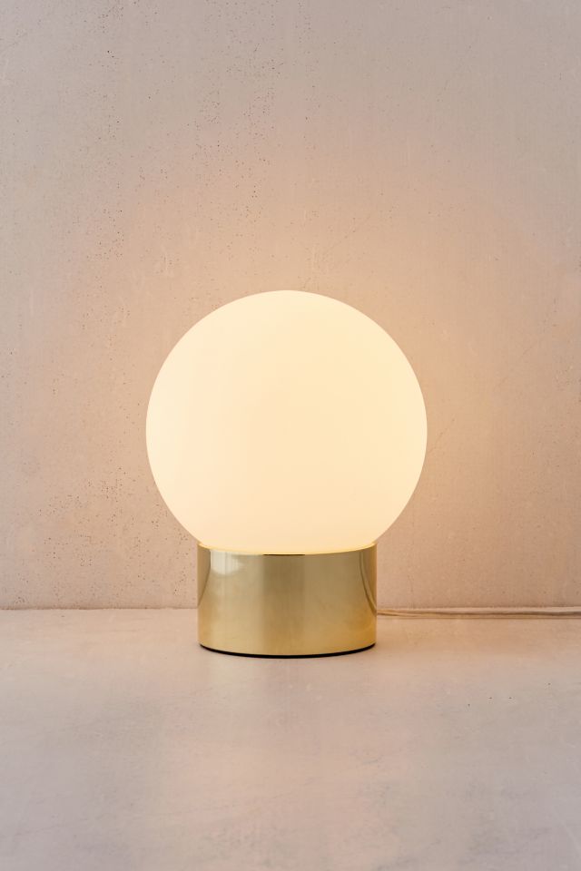 Delia Frosted Globe Table Lamp #2