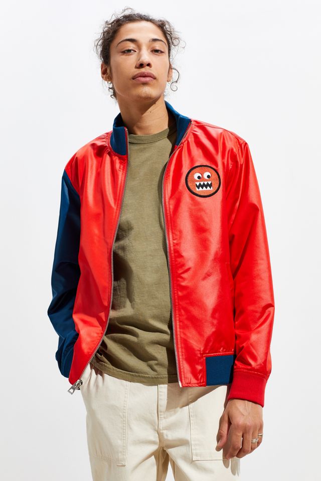 GUESS X J Balvin Vibras Alpine Satin Bomber Jacket | Urban Outfitters