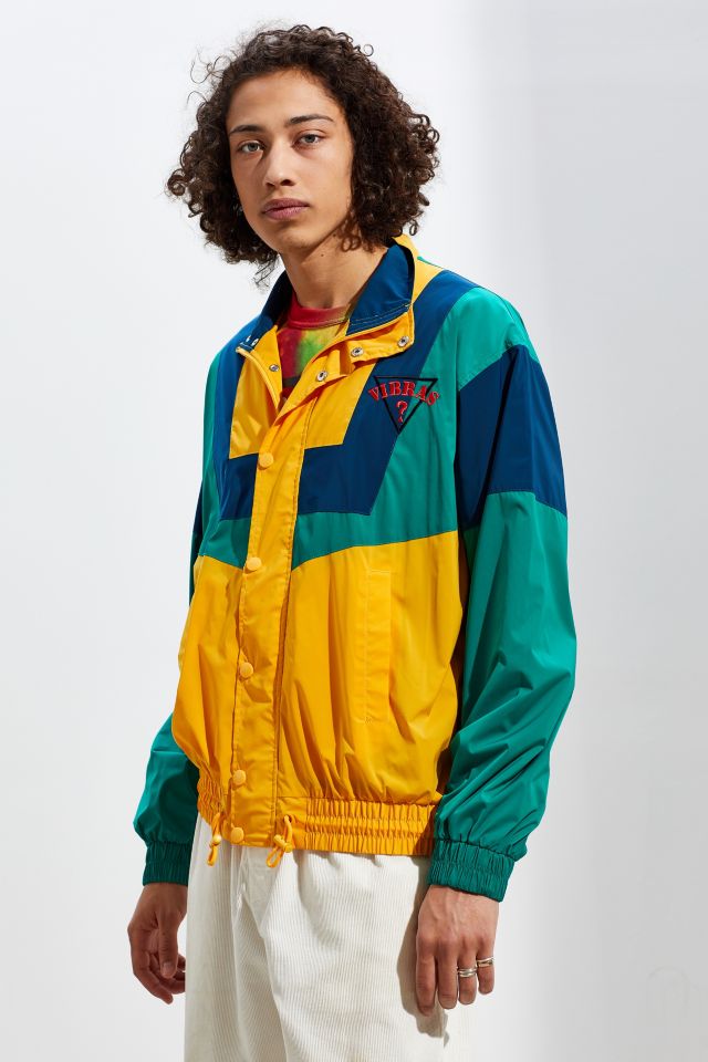 Yellow best sale guess windbreaker