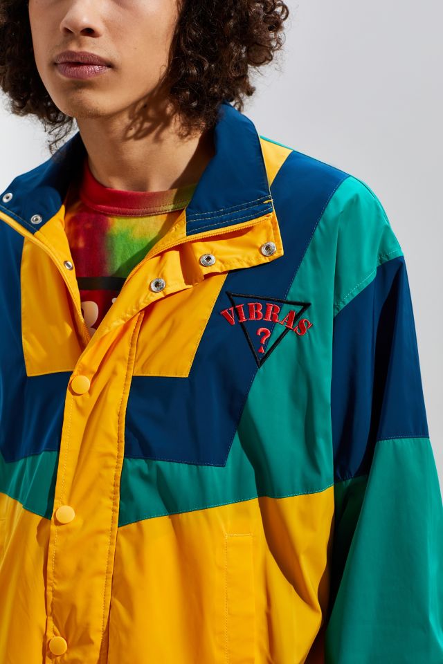 GUESS X J Balvin Vibras Retro Windbreaker Jacket