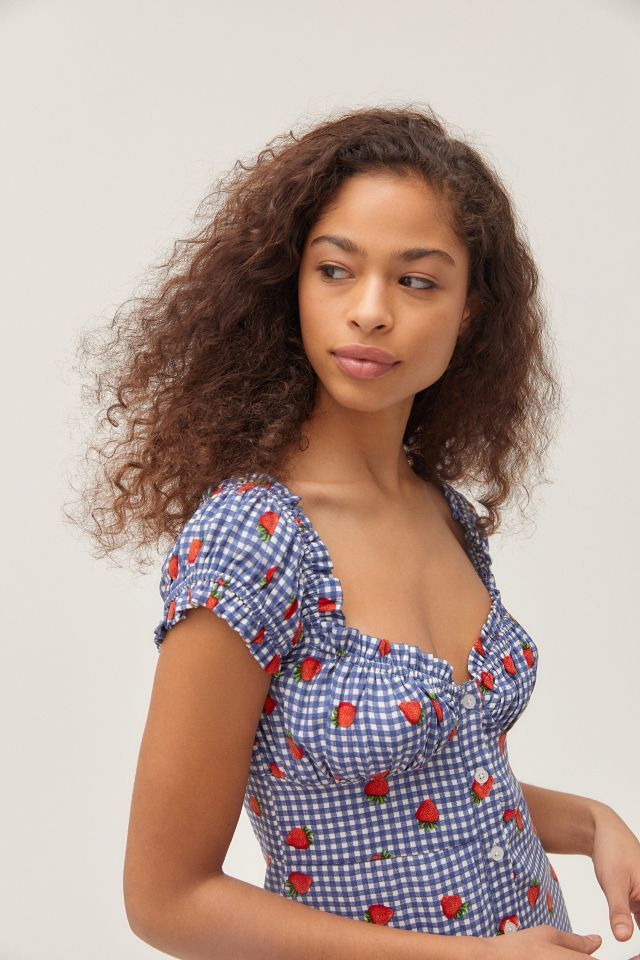 Urban outfitters 2025 strawberry dress