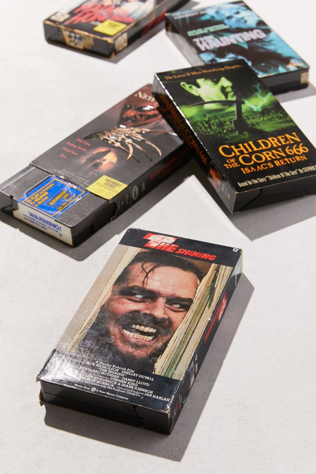 Studiohouse Designs Assorted Horror VHS Tape - Set Of 5