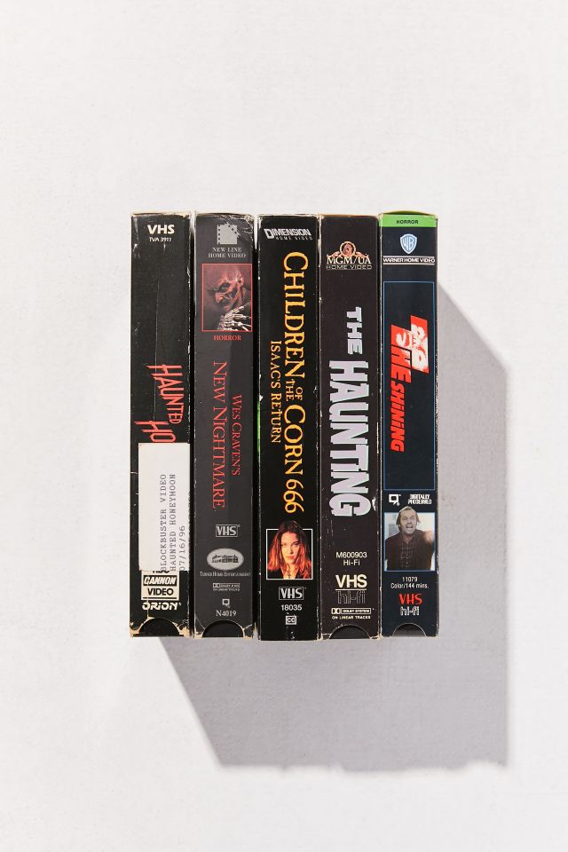 Studiohouse Designs Assorted Horror VHS Tape - Set Of 5 #2