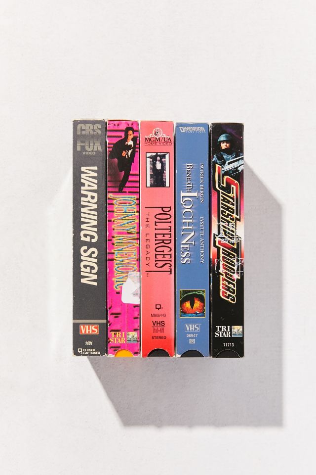 Studiohouse Designs Assorted Sci-Fi VHS Tape - Set Of 5 #2
