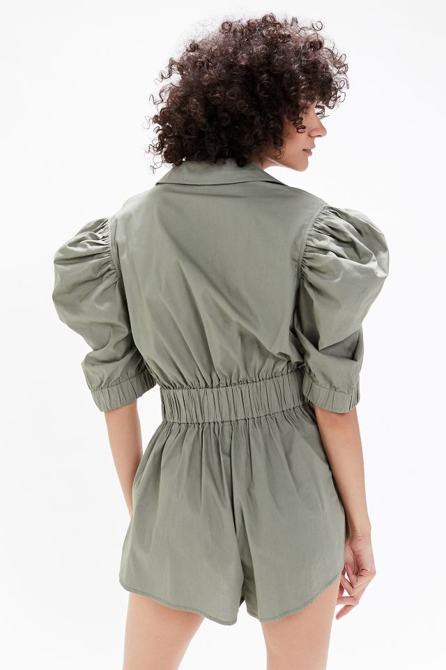 C/meo Collective Perennial Puff Sleeve Romper #1