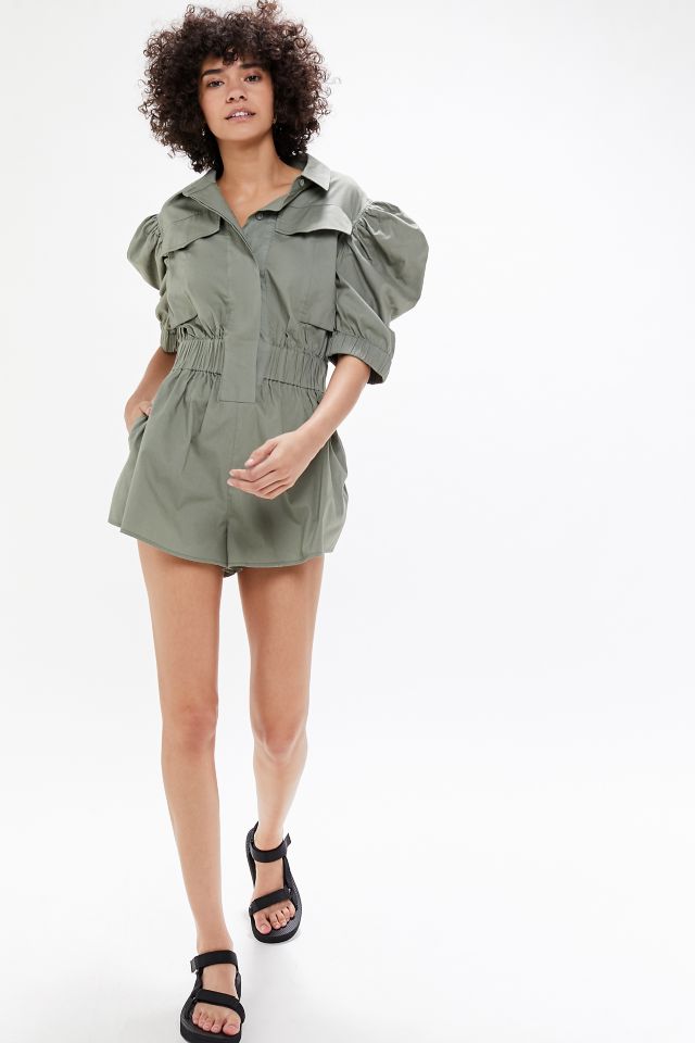 C/meo Collective Perennial Puff Sleeve Romper #2