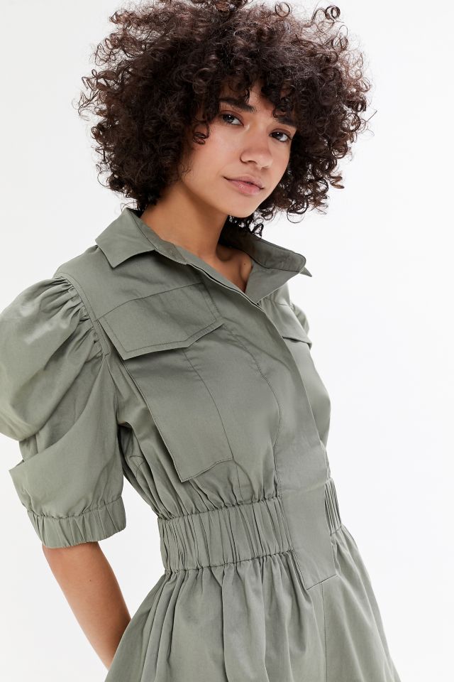 C/meo Collective Perennial Puff Sleeve Romper #3