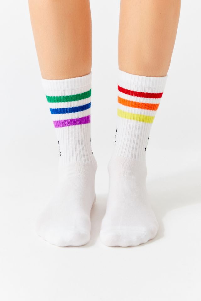 Adidas pride hot sale roller crew socks