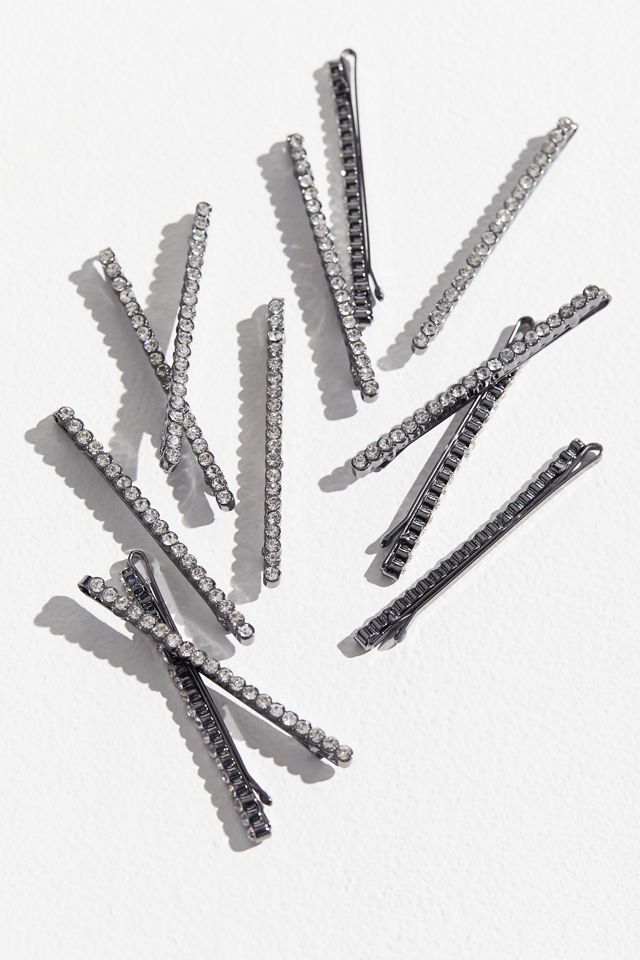 KITSCH X Justine Marjan Rhinestone Bobby Pin Set #1