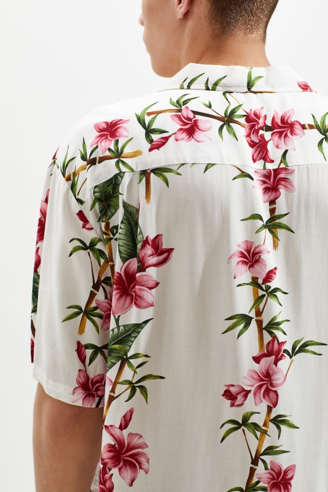 RJC Hawaii Aloha Rayon Short Sleeve Button-Down Shirt #4