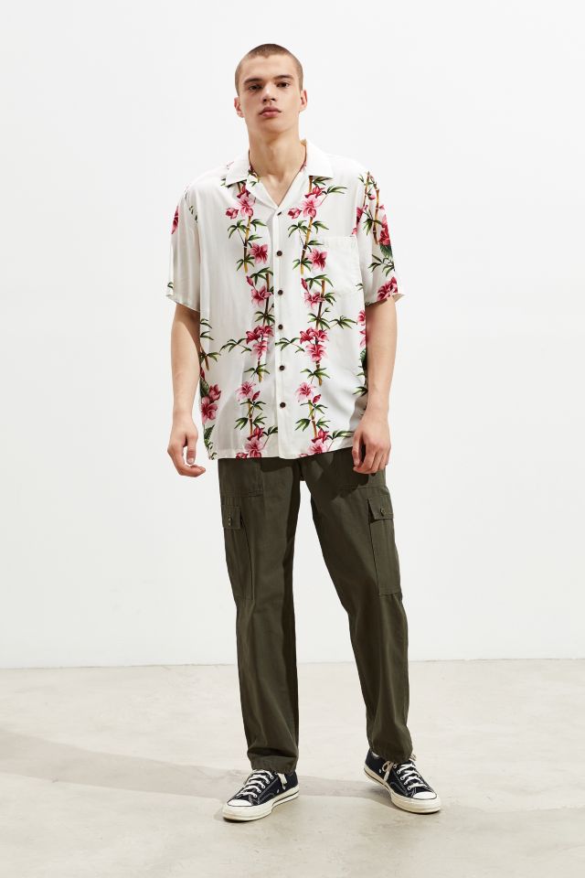 RJC Hawaii Aloha Rayon Short Sleeve Button-Down Shirt #5