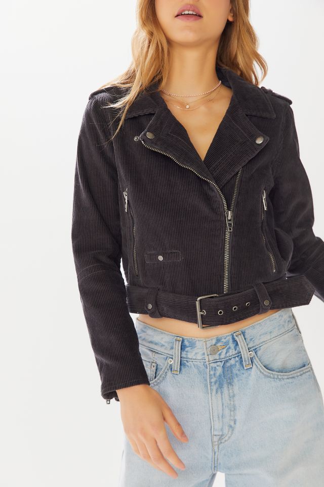 BLANKNYC Twilight Zone Corduroy Moto Jacket #3
