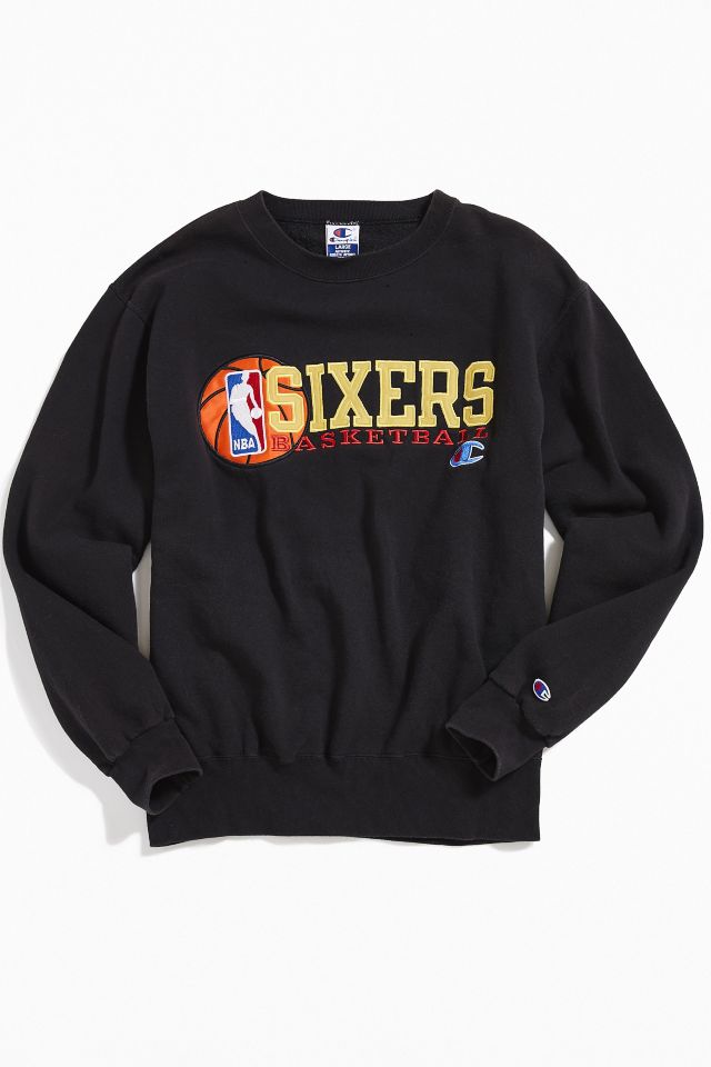 Vintage Champion Sixers Crew Neck Sweatshirt