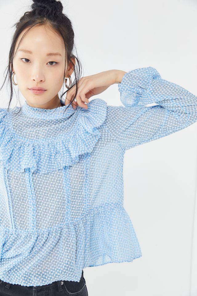 Sister Jane Fairwater Chiffon Ruffle Top #1