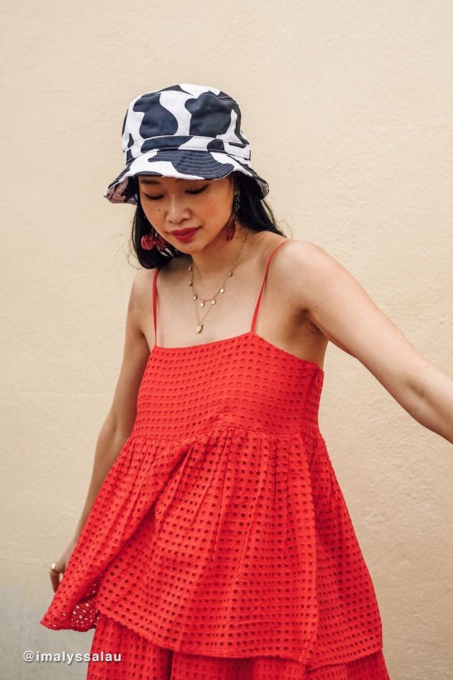 UO Katrina Eyelet Tiered Ruffle Mini Dress #1