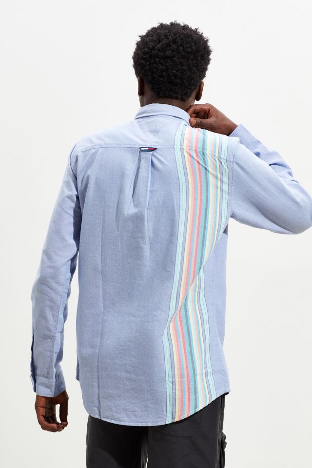 Tommy Jeans Engineered Stripe Button-Down Shirt  #4